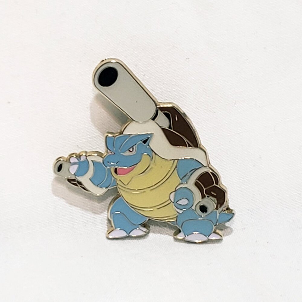 Pokémon Mega Blastoise Lapel Hat Pin 2016 1.5" Enamel